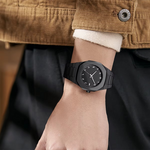 Aura Luxury Black Stainless Steel Arabic Waterpoof Watch