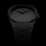 Aura Luxury Black Stainless Steel Arabic Waterpoof Watch