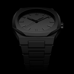 Aura Luxury Black Stainless Steel Arabic Waterpoof Watch